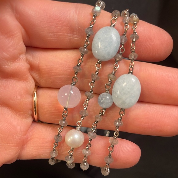 David Yurman Multi Gemstone 46” Necklace - Picture 8 of 9